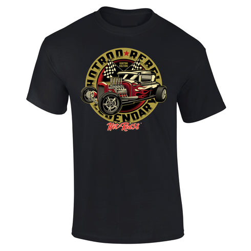 Hotrod 58 T-Shirt Hot Rod Rebel Classic Vintage Retro Rockabilly Car